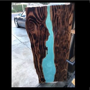 River resin art